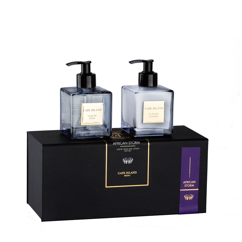 African Storm Soap And Lotion Gift Set