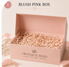 Free Blush Pink Box with ribbon